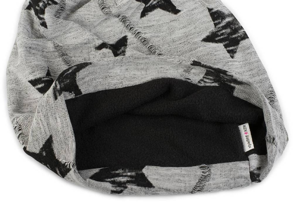 Stylebreaker Beanie Melange Mit Sterne Print