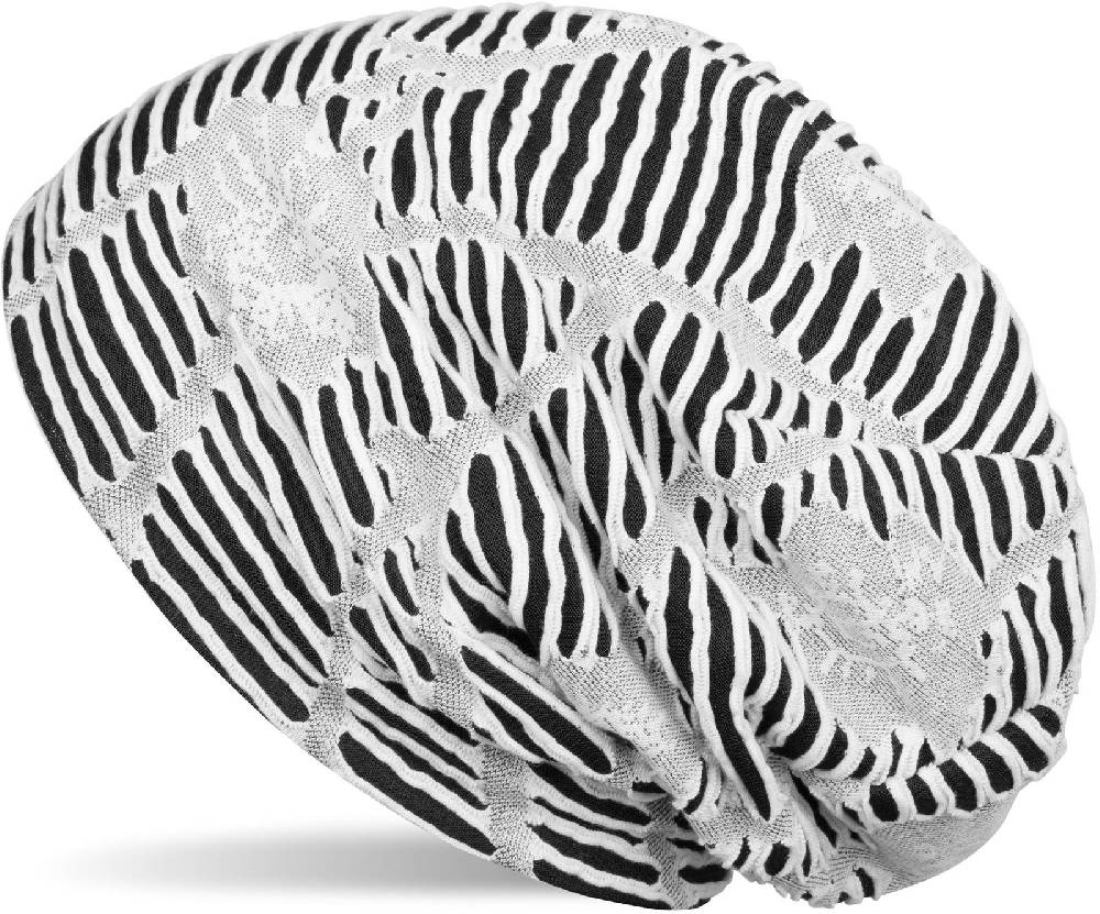 Stylebreaker Beanie mit langen Rissen