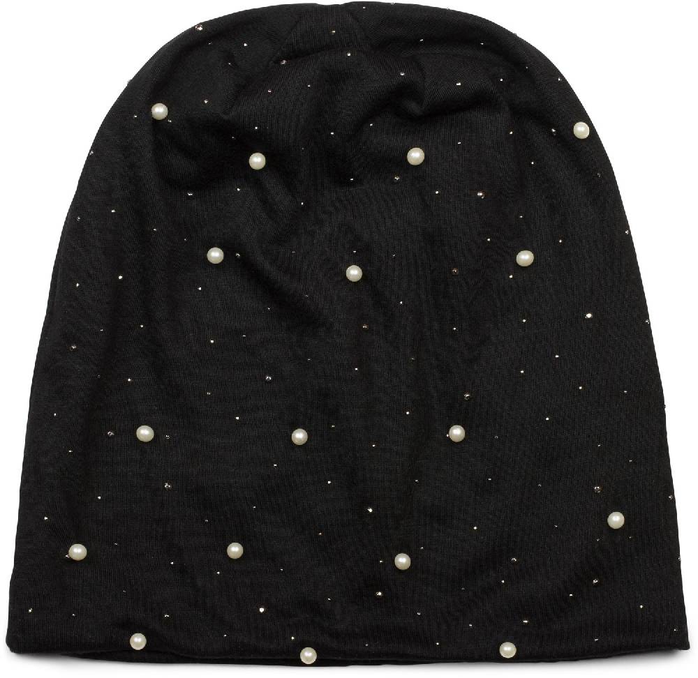 Stylebreaker Beanie Mit Perlen Und Strass Nieten