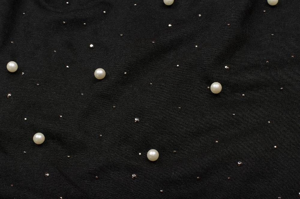 Stylebreaker Beanie Mit Perlen Und Strass Nieten