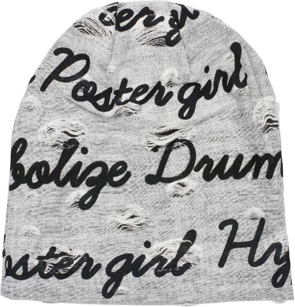 Stylebreaker Beanie Mit Sprüche Print Und Rissen