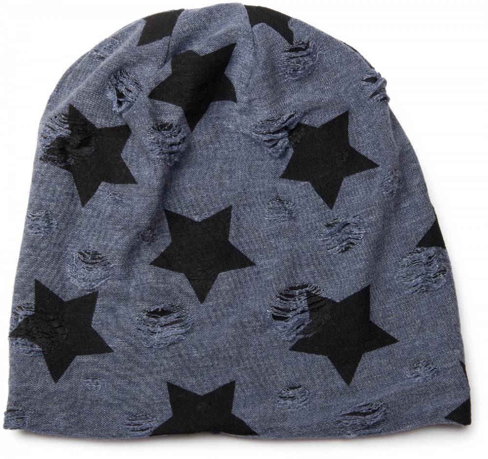 Stylebreaker Beanie Mit Sterne & Punkte Muster