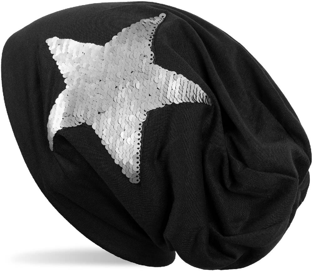 Stylebreaker Beanie Mit Wendepailletten Stern