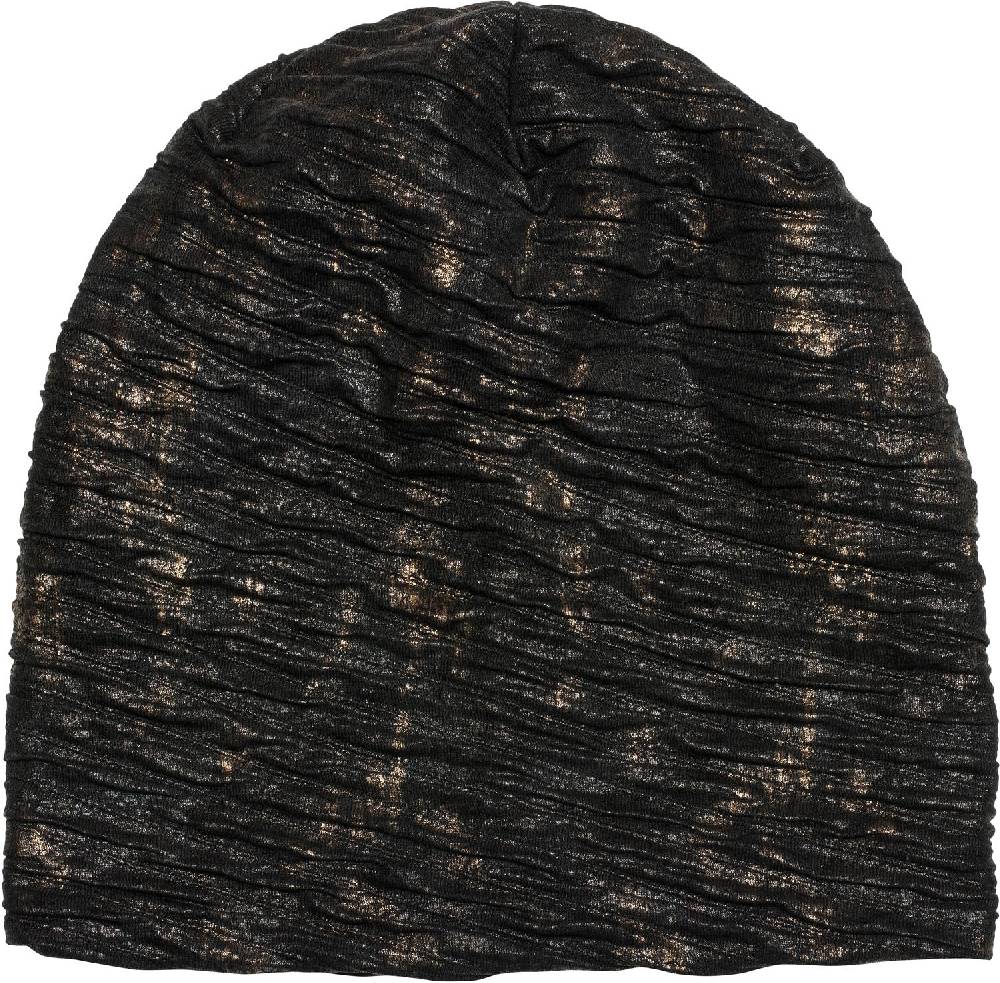 Stylebreaker Beanie Mütze Im Antik Metallic Look