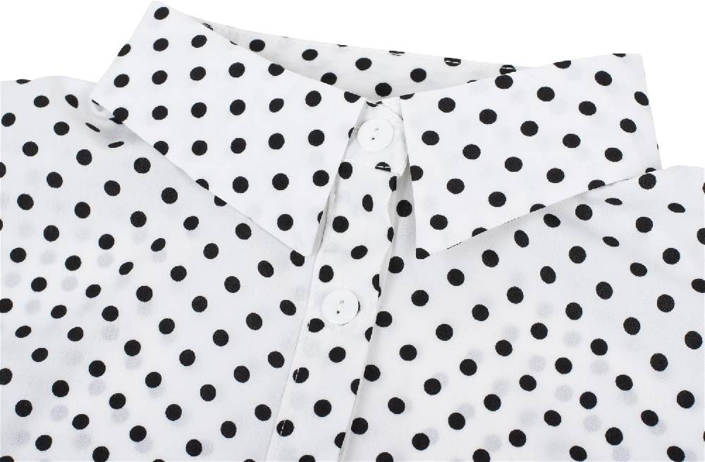 Stylebreaker Blusenkragen Mit Punkte Muster
