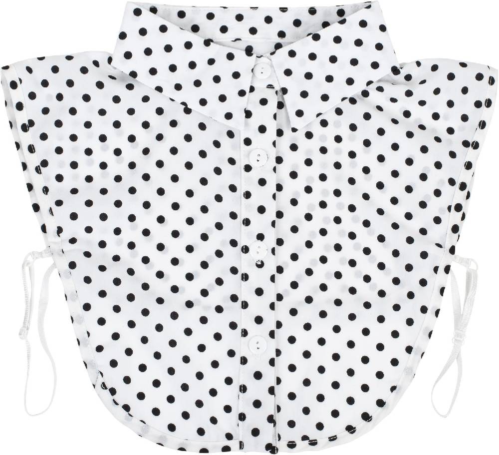 Stylebreaker Blusenkragen mit Punkte Muster