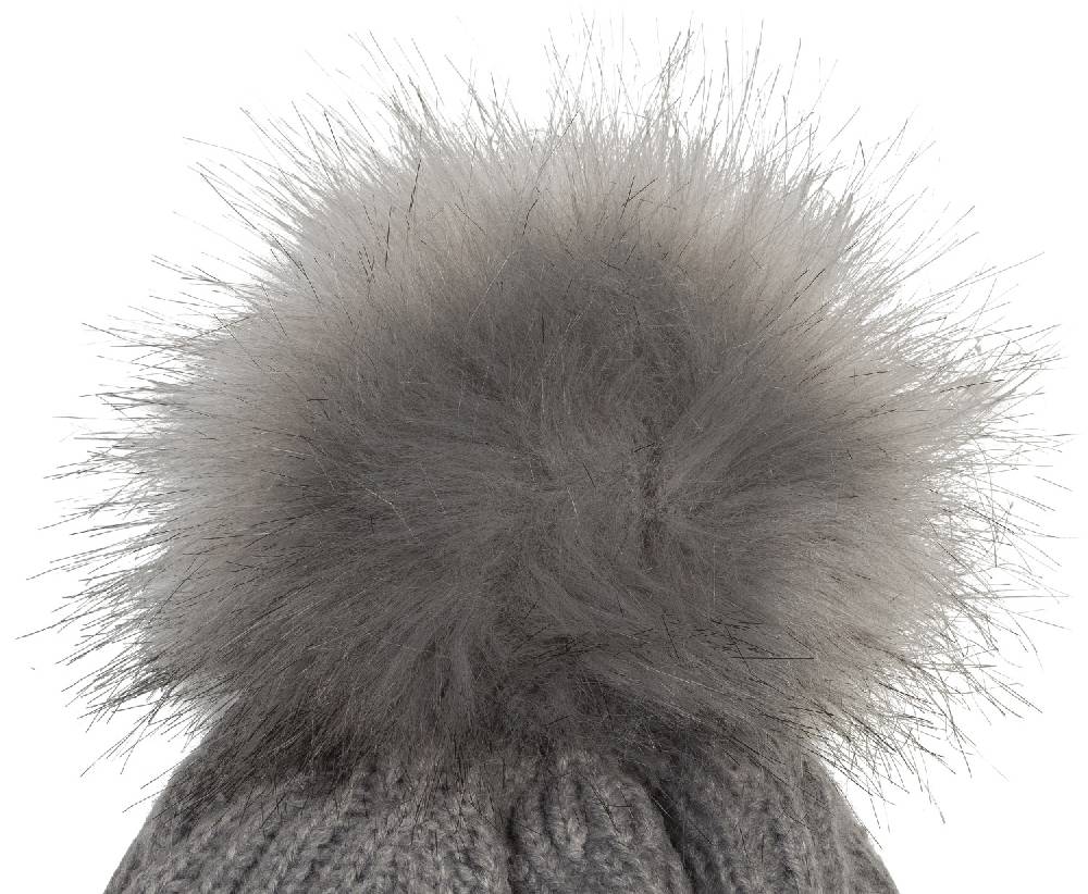 Stylebreaker Bommelmütze Mit Rippenstrick Muster