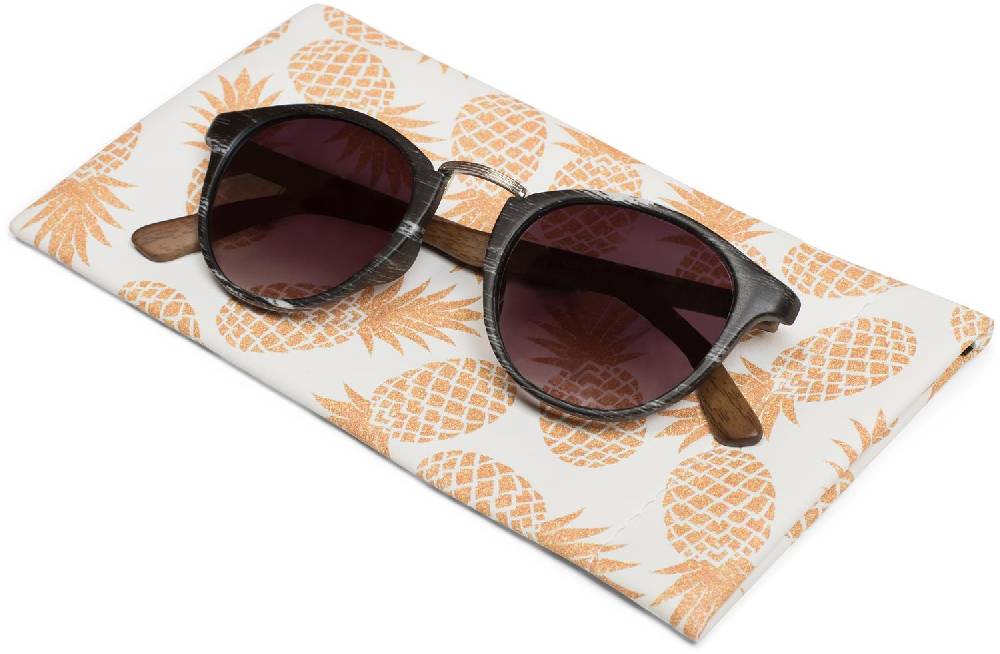 Stylebreaker Brillenetui Ananas Mit Putztuch