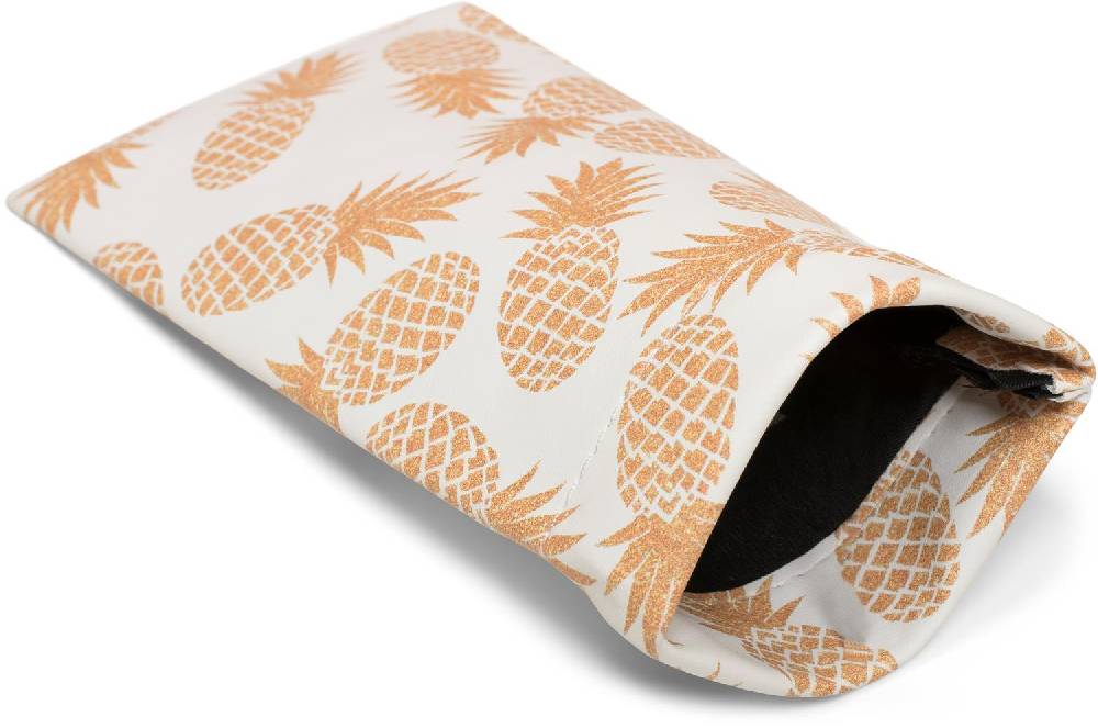 Stylebreaker Brillenetui Ananas mit Putztuch