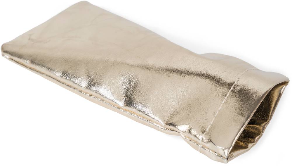 Stylebreaker Brillenetui Metallic mit Putztuch