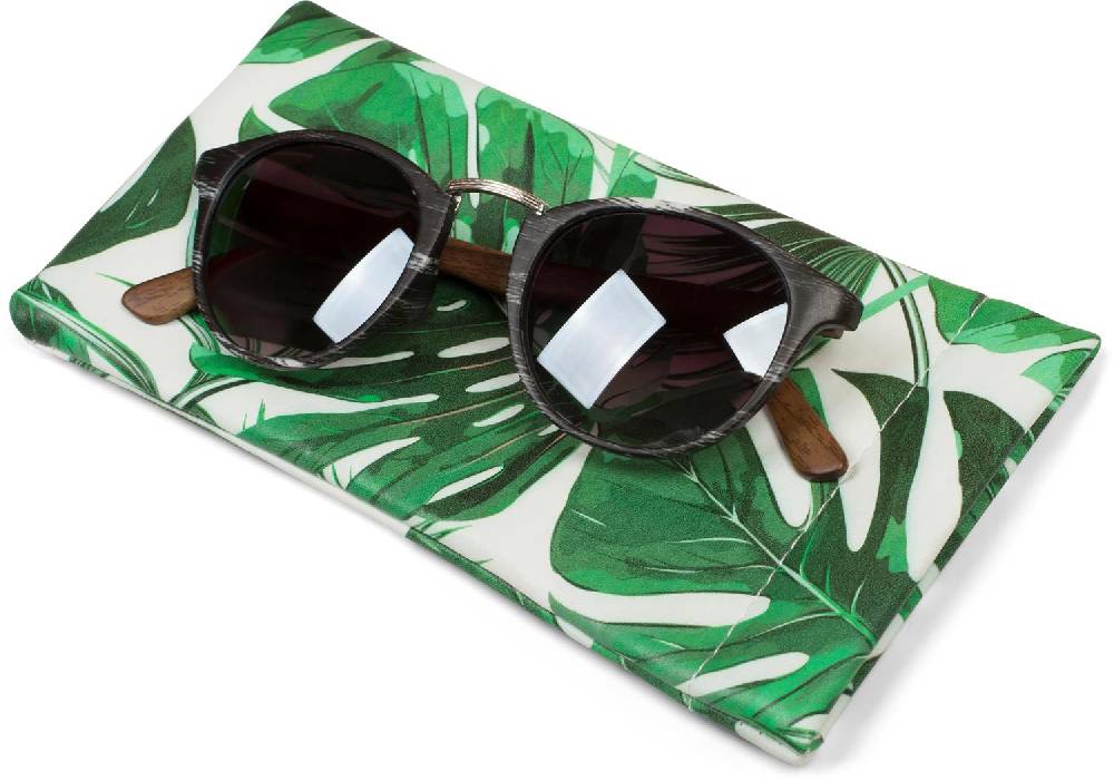 Stylebreaker Brillenetui Palmen Mit Putztuch