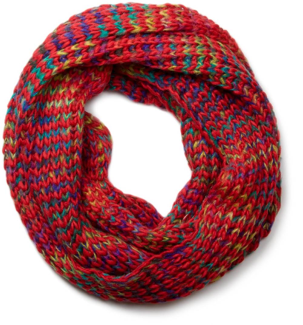 Stylebreaker Buntes Grobstrick Loop & Mütze Set