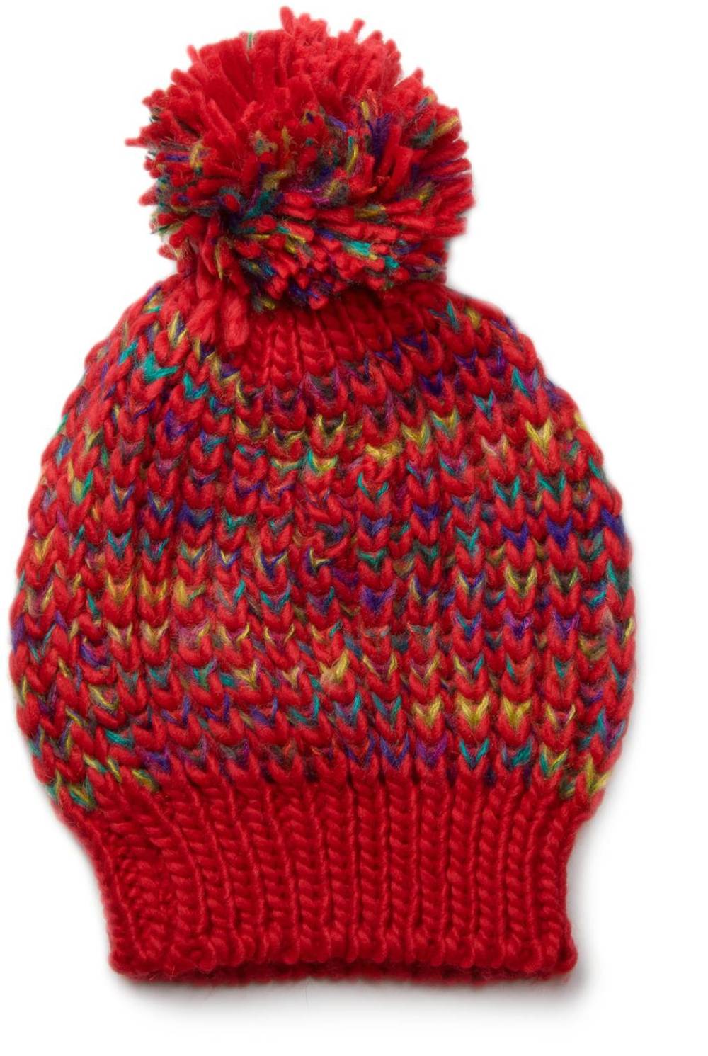 Stylebreaker Buntes Grobstrick Loop & Mütze Set