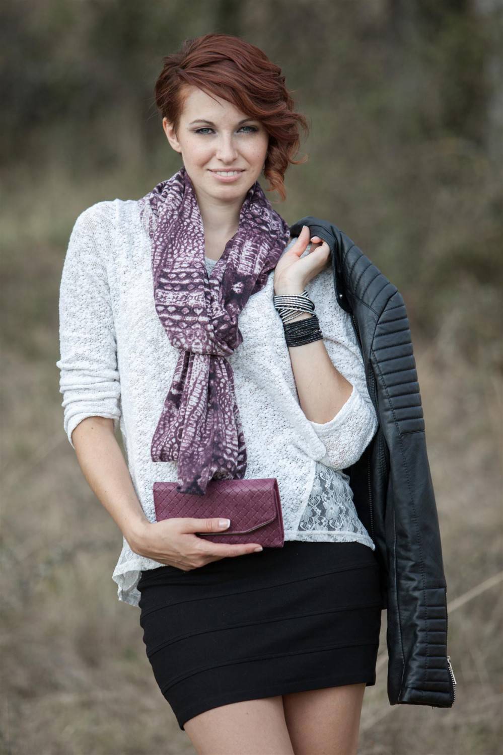 Stylebreaker Cardigan Weste / Schal Mit Animal Print