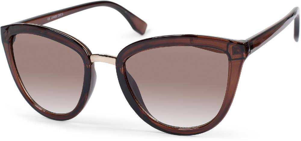 Stylebreaker Cateye Sonnenbrille mit Metallsteg