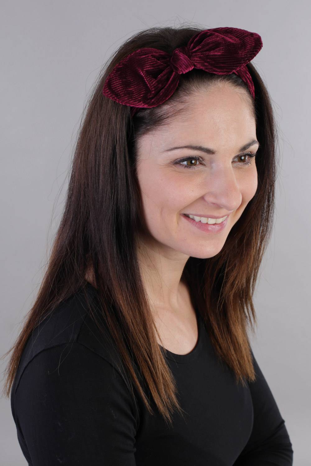 Stylebreaker Cord Haarband Mit Schleife