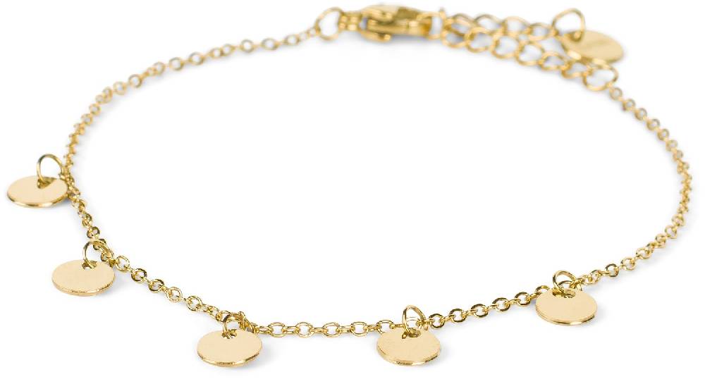 Stylebreaker Edelstahl Armkette Mit Münz Anhängern