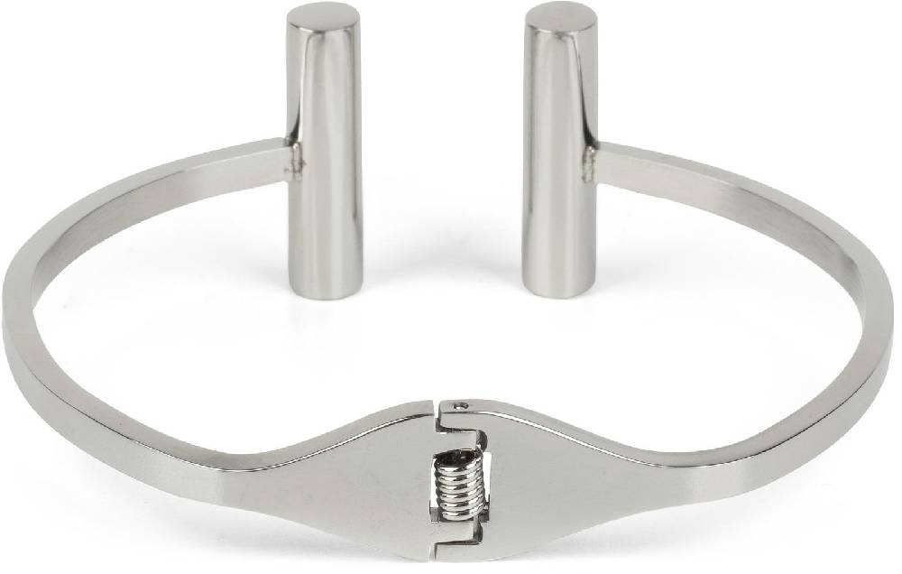 Stylebreaker Edelstahl Armreif Mit Stab Schmuck