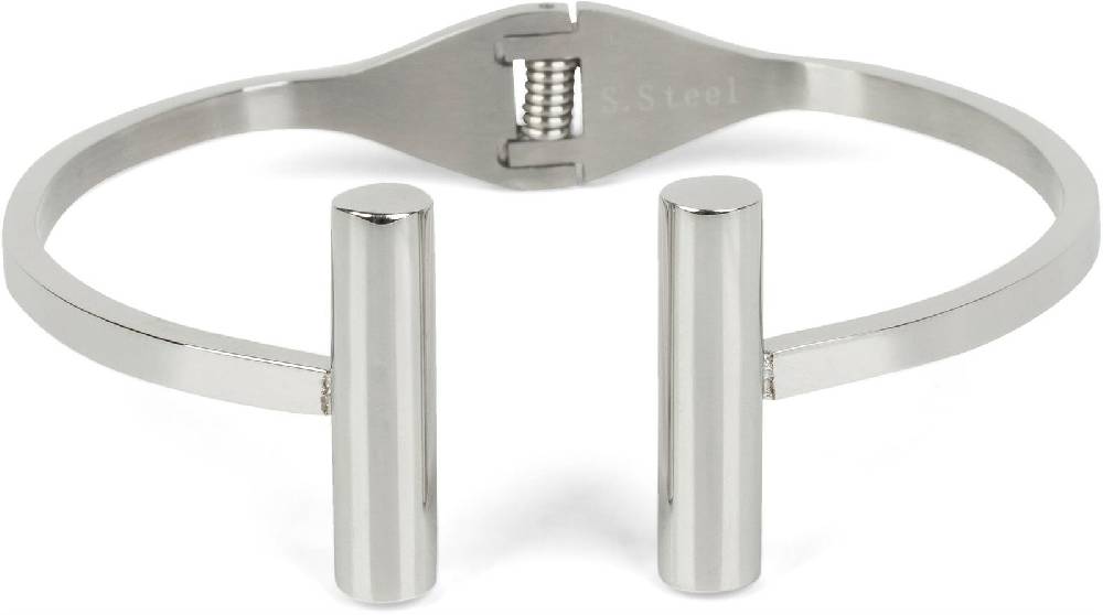 Stylebreaker Edelstahl Armreif mit Stab Schmuck
