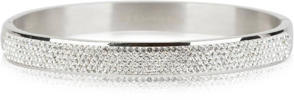 Stylebreaker Edelstahl Armreif Mit Strass