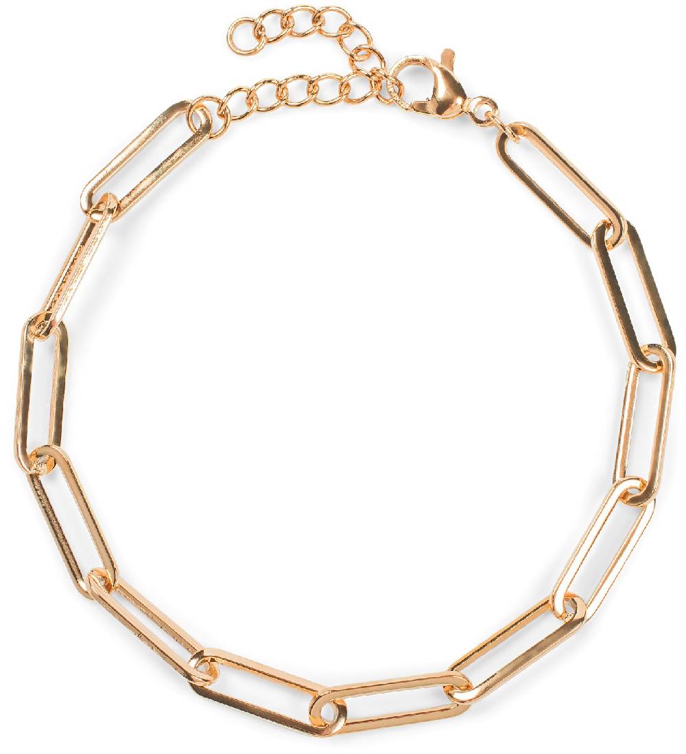 Stylebreaker Edelstahl Glieder Armkette