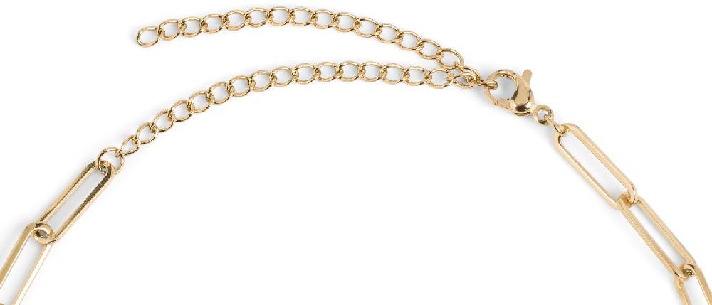 Stylebreaker Edelstahl Glieder Halskette