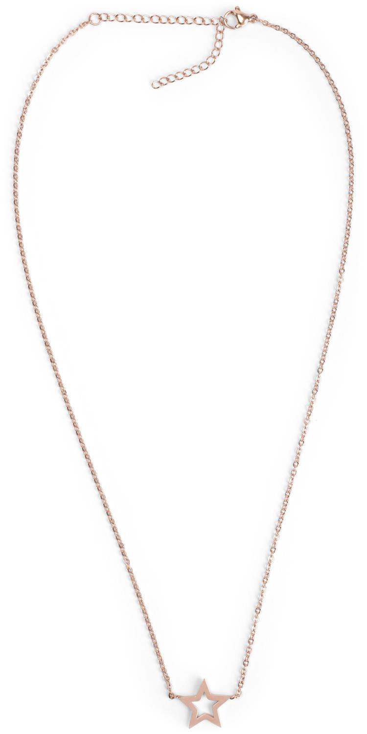 Stylebreaker Edelstahl Halskette mit Stern