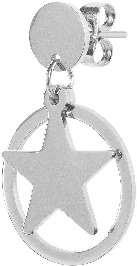 Stylebreaker Edelstahl Ohrringe Kreis Und Stern