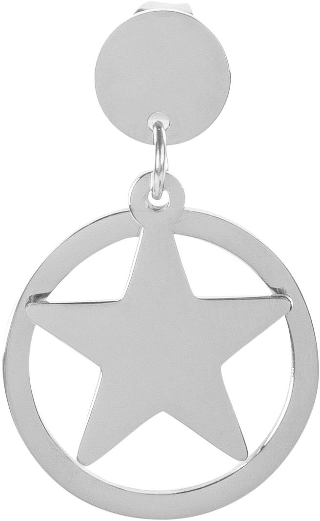 Stylebreaker Edelstahl Ohrringe Kreis Und Stern