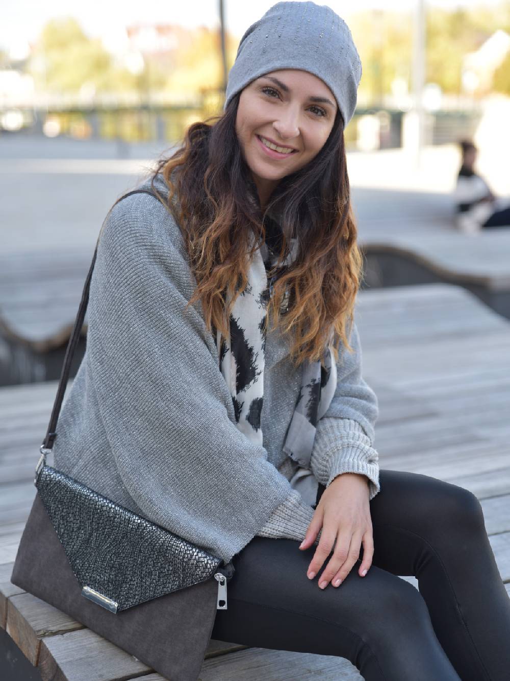 Stylebreaker Envelope Clutch In Flecht Optik