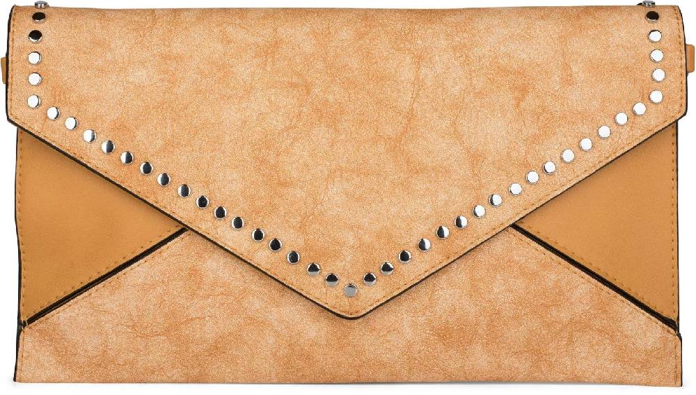 Stylebreaker Envelope Clutch mit Nieten
