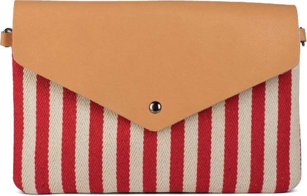 Stylebreaker Envelope Clutch mit Streifen