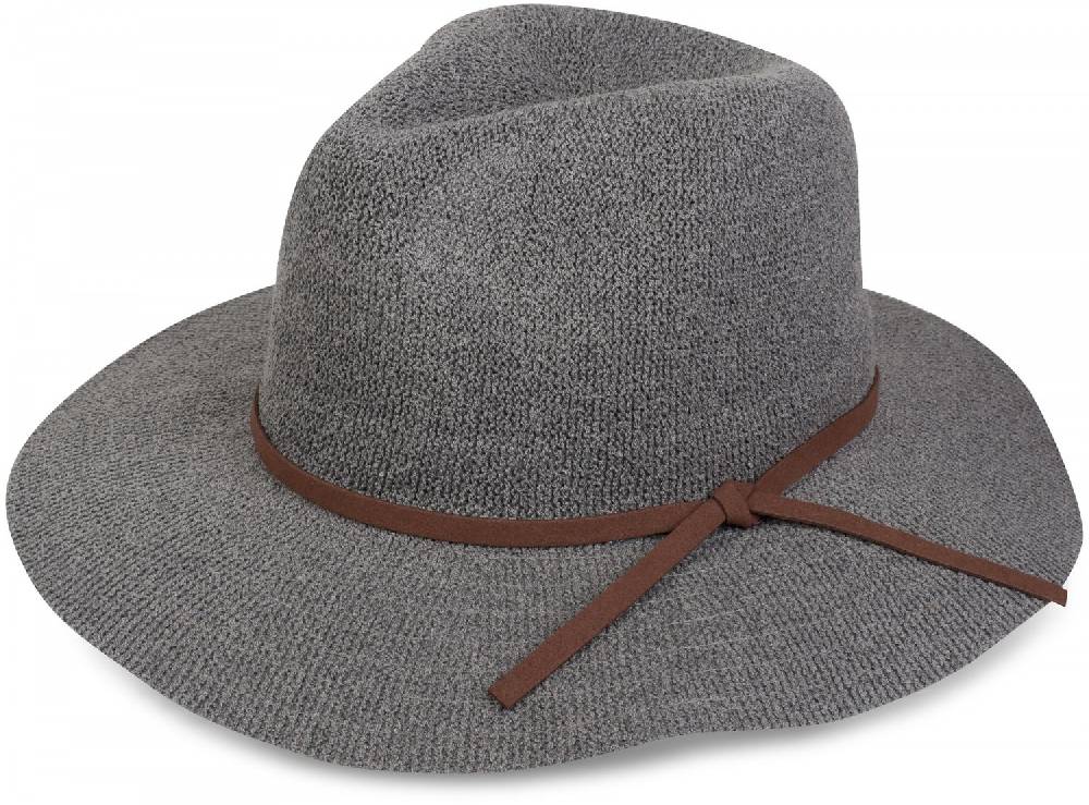 Stylebreaker Fedora Knautschhut mit Zierband