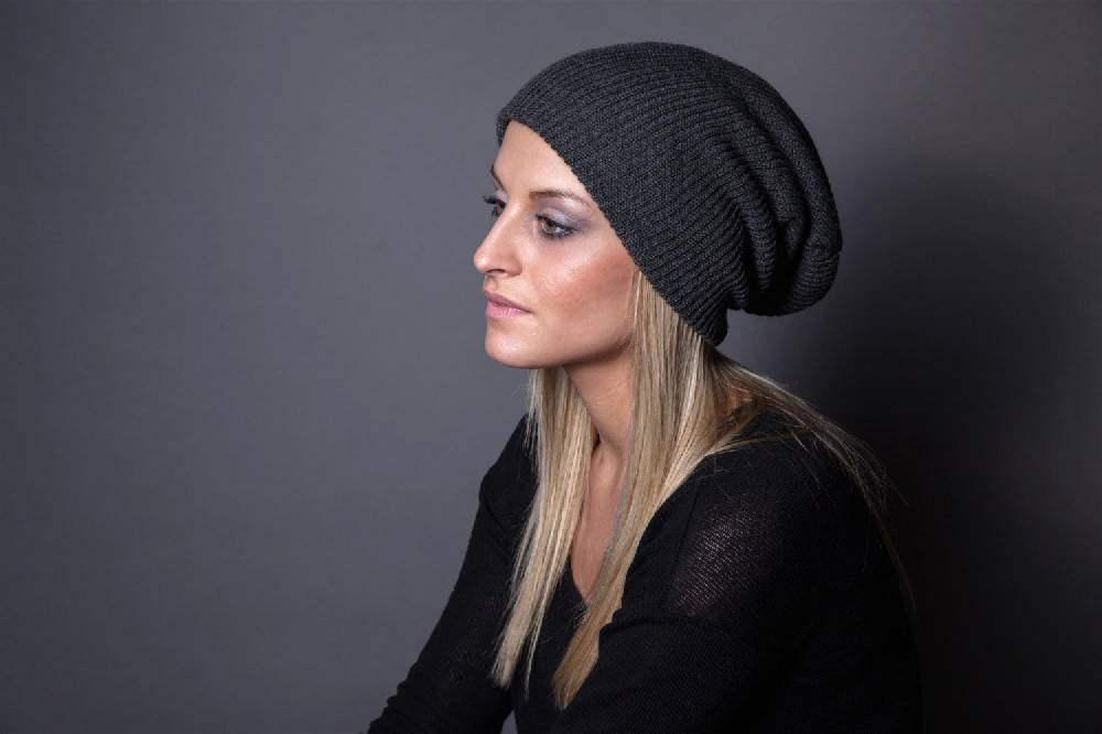 Stylebreaker Feinstrick Beanie Doppelt Gestrickt