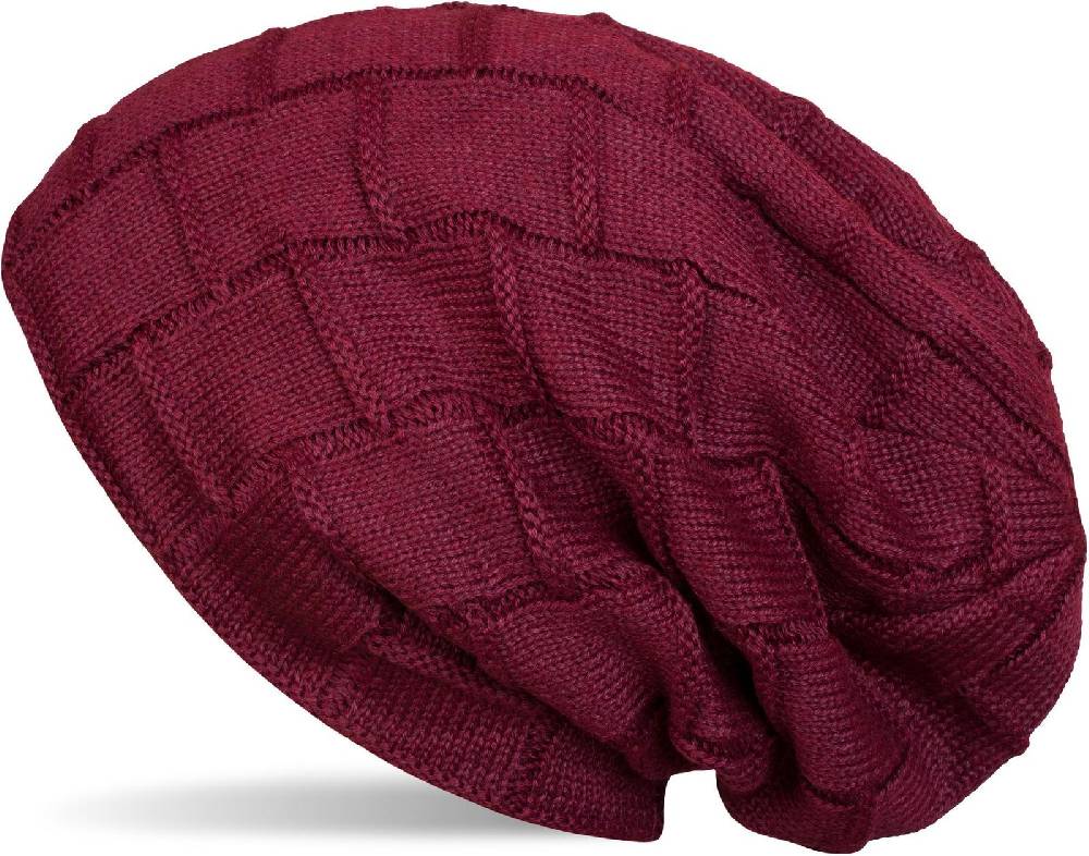 Stylebreaker Feinstrick Beanie mit Flecht Muster