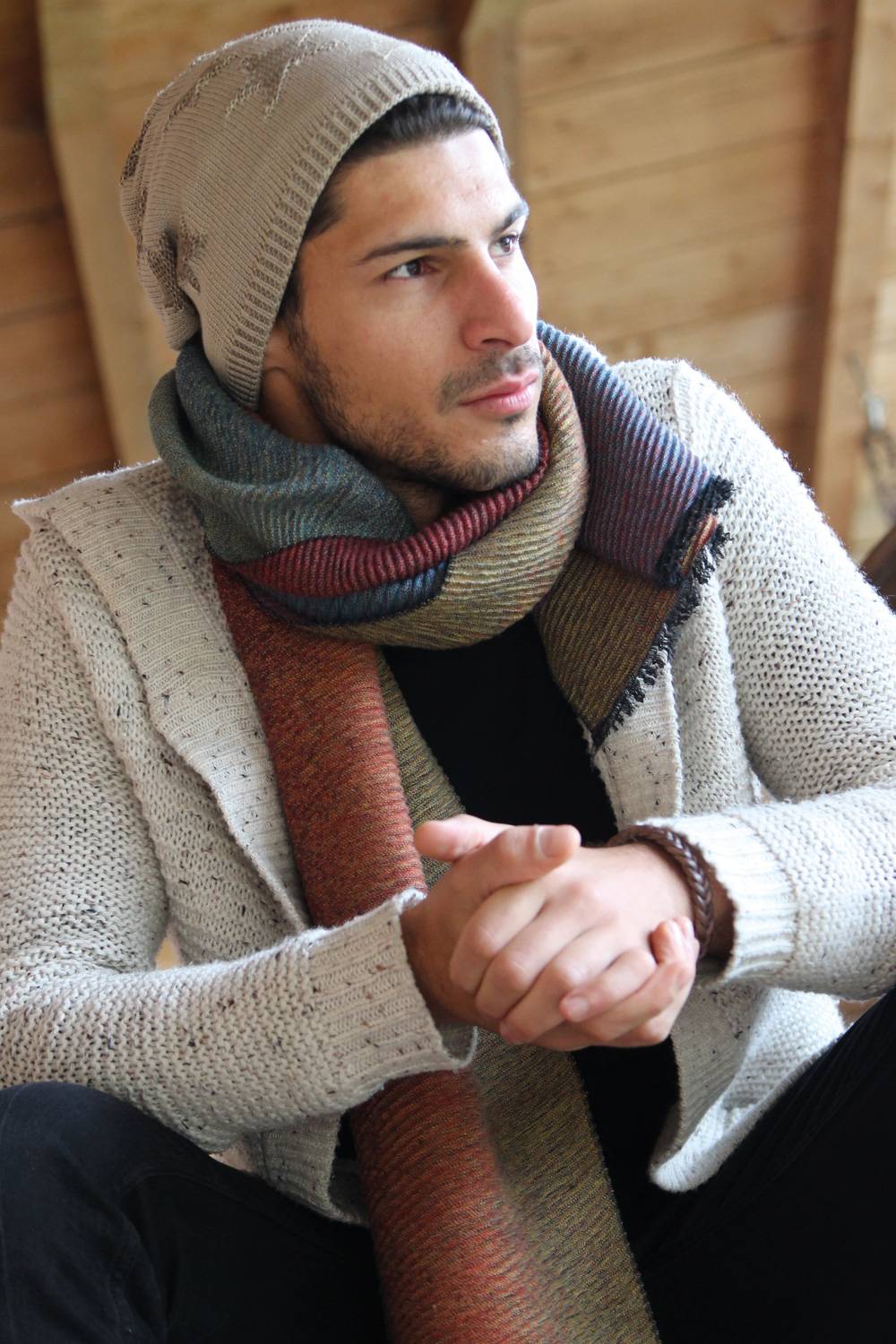 Stylebreaker Feinstrick Beanie Mit Sterne Muster