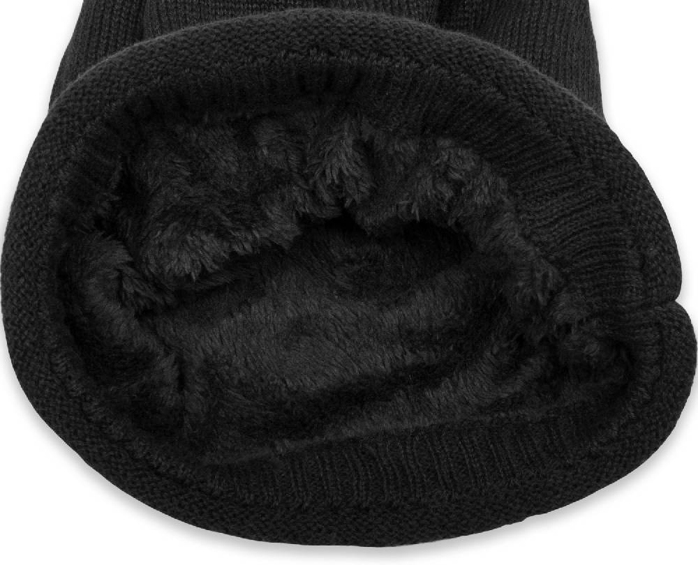 Stylebreaker Feinstrick Beanie Mit Teddyfleece