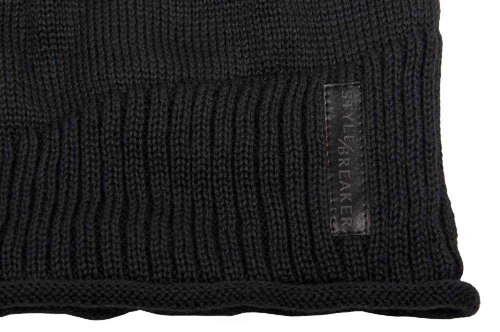Stylebreaker Feinstrick Beanie Mit Teddyfleece