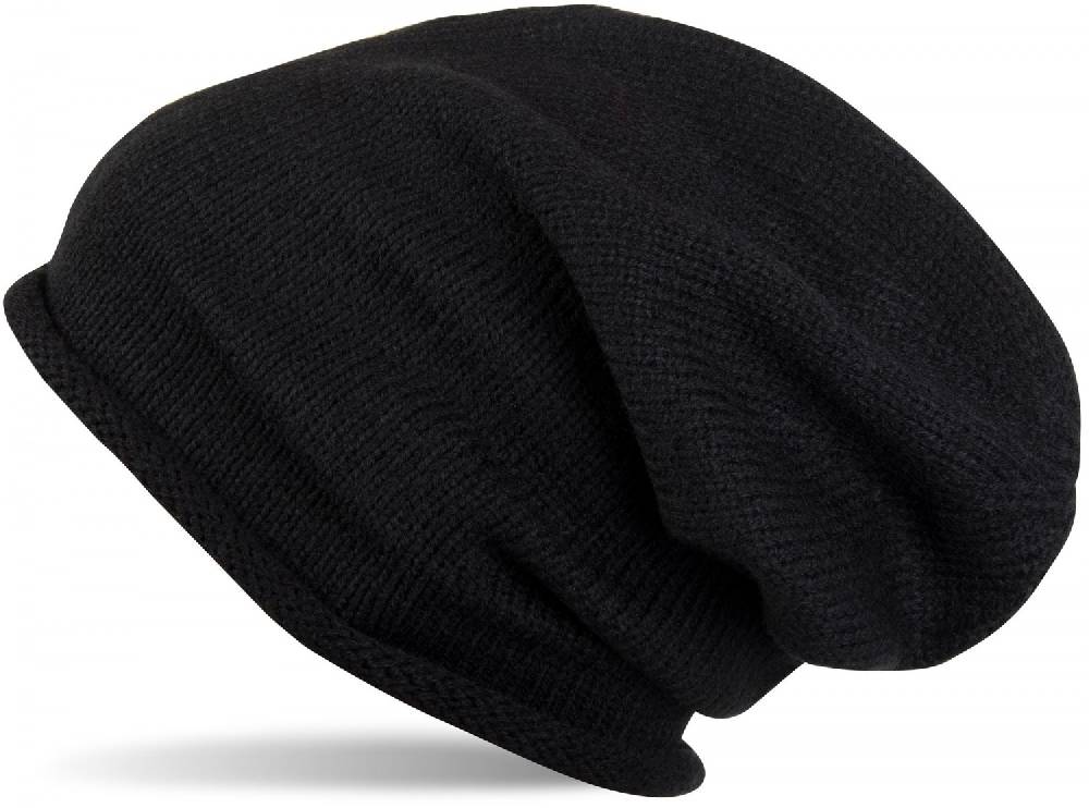 Stylebreaker Feinstrick Beanie Mütze mit Rollrand