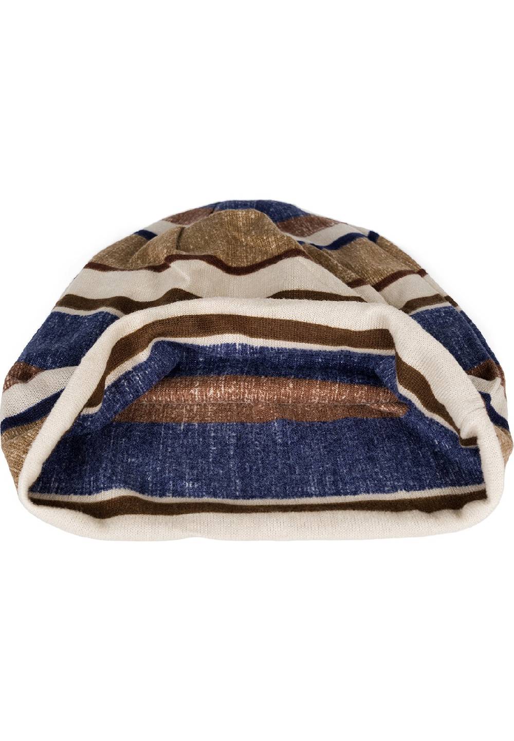 Stylebreaker Feinstrick Beanie Mütze Streifen