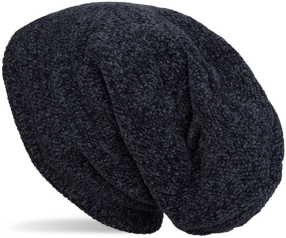 Stylebreaker Feinstrick Chenille Beanie Mütze Uni