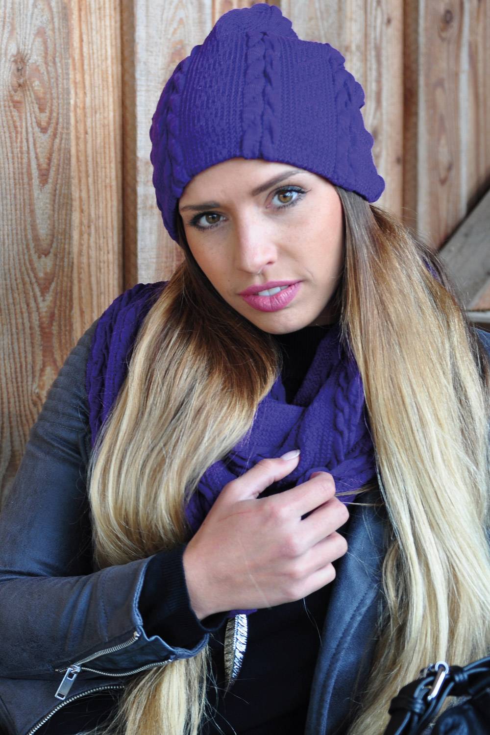 Stylebreaker Feinstrick Loop Mit Zopfmuster