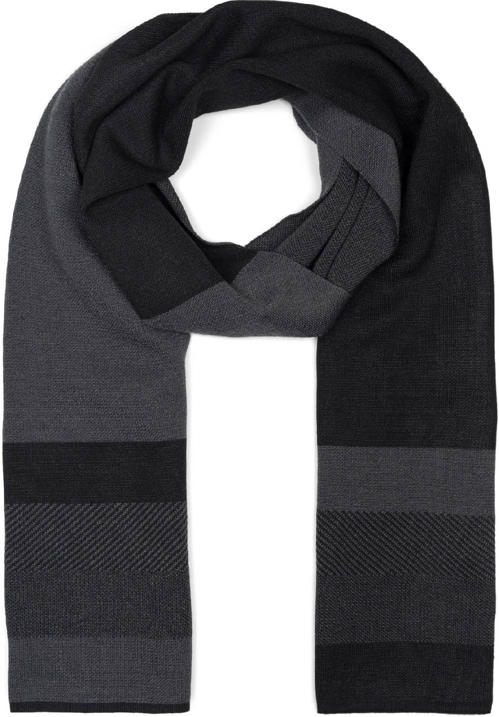 Stylebreaker Feinstrick Schal mit Streifen