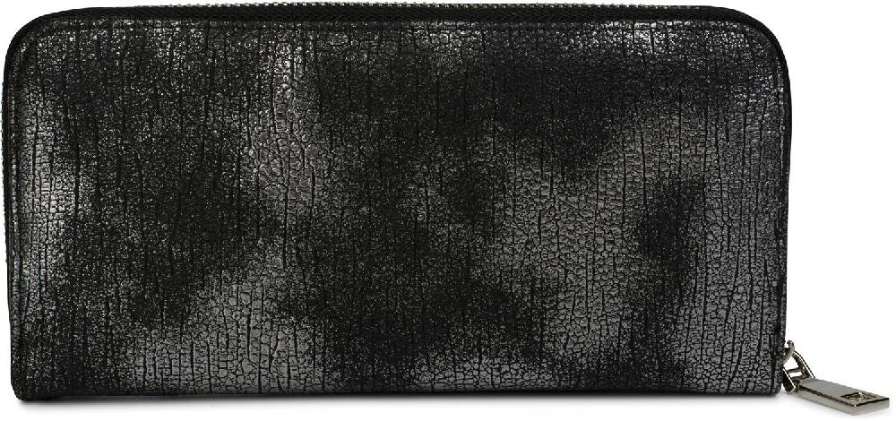 Stylebreaker Geldbörse genarbt Antik Metallic