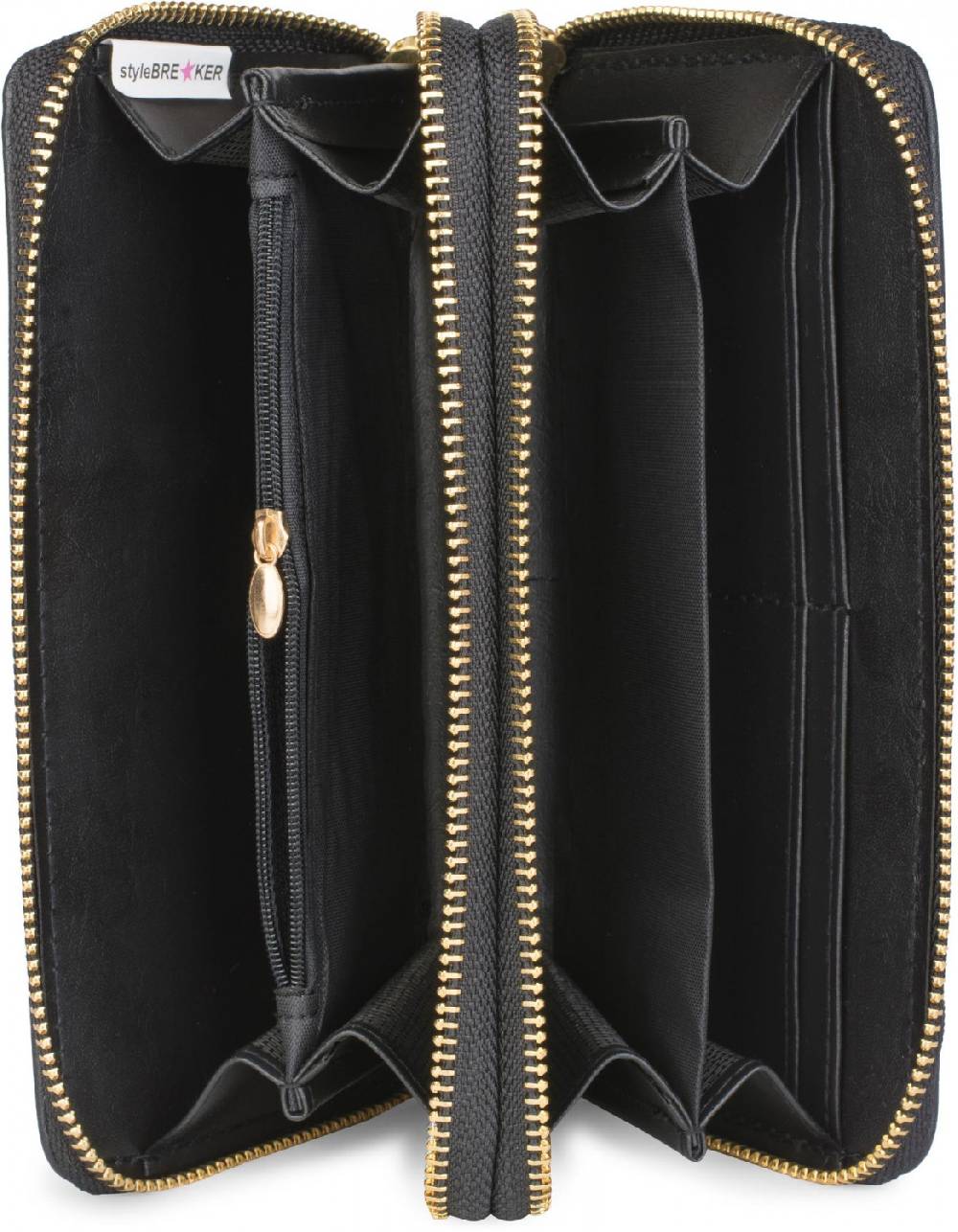 Stylebreaker Geldbörse Mit Buntem Zick-Zack Muster