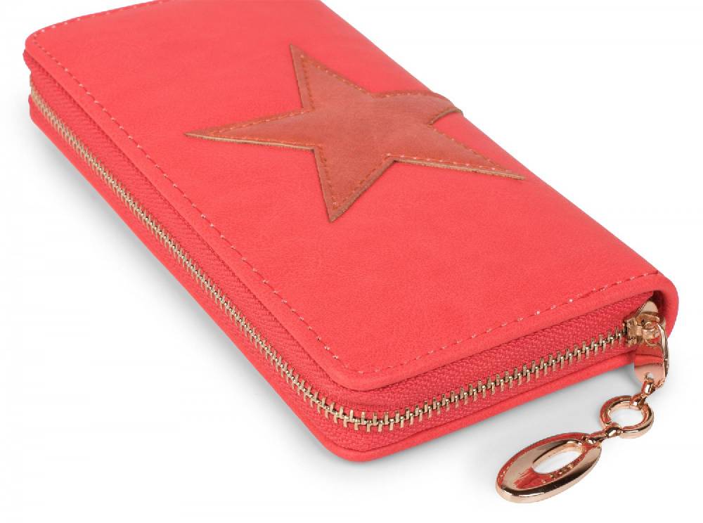 Stylebreaker Geldbörse Mit Stern Applikation