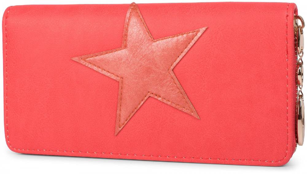 Stylebreaker Geldbörse mit Stern Applikation