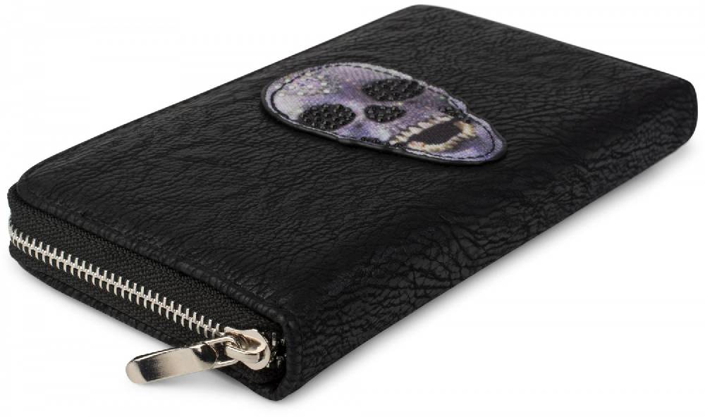 Stylebreaker Geldbörse Mit Strass Totenkopf