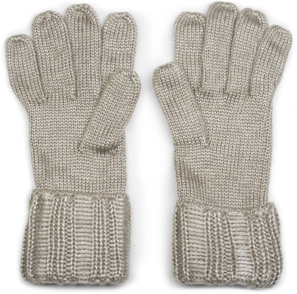 Stylebreaker Glänzende Strick Handschuhe