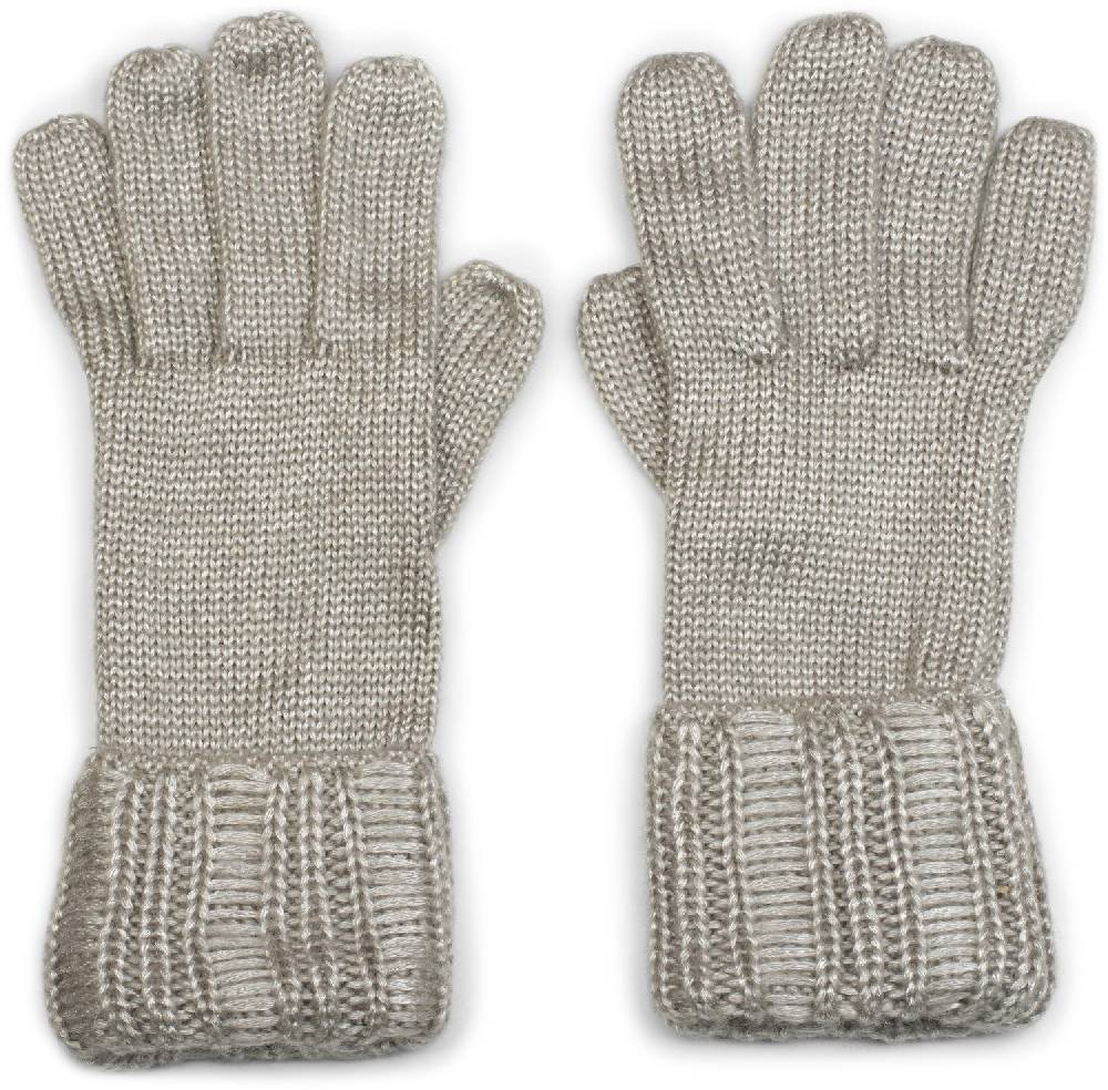 Stylebreaker Glänzende Strick Handschuhe